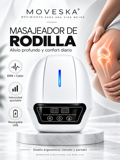 Masajeador de rodillas | Calor, Vibración y Electroestimulación ™