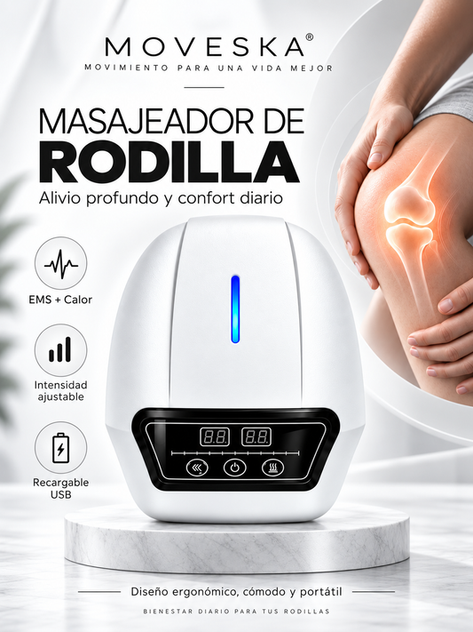 Masajeador de rodillas | Calor, Vibración y Electroestimulación ™