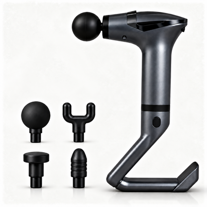Pistola Masajeadora Profesional | Percusión y Vibración Lateral ™
